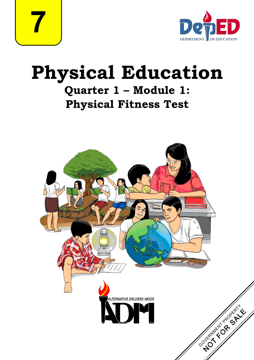 Pe 7 Module 1 Physical Fitness Test Grade 7 Modules 3860